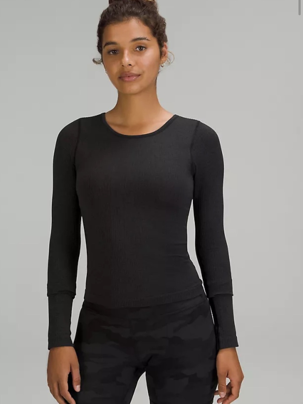 Lululemon Ebb to Street Waist-Length Long-Sleeve Shirt